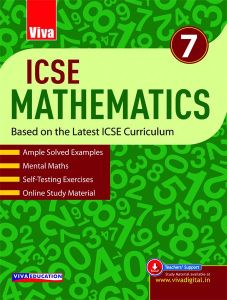 Viva ICSE Mathematics 2018 Edition Class VII